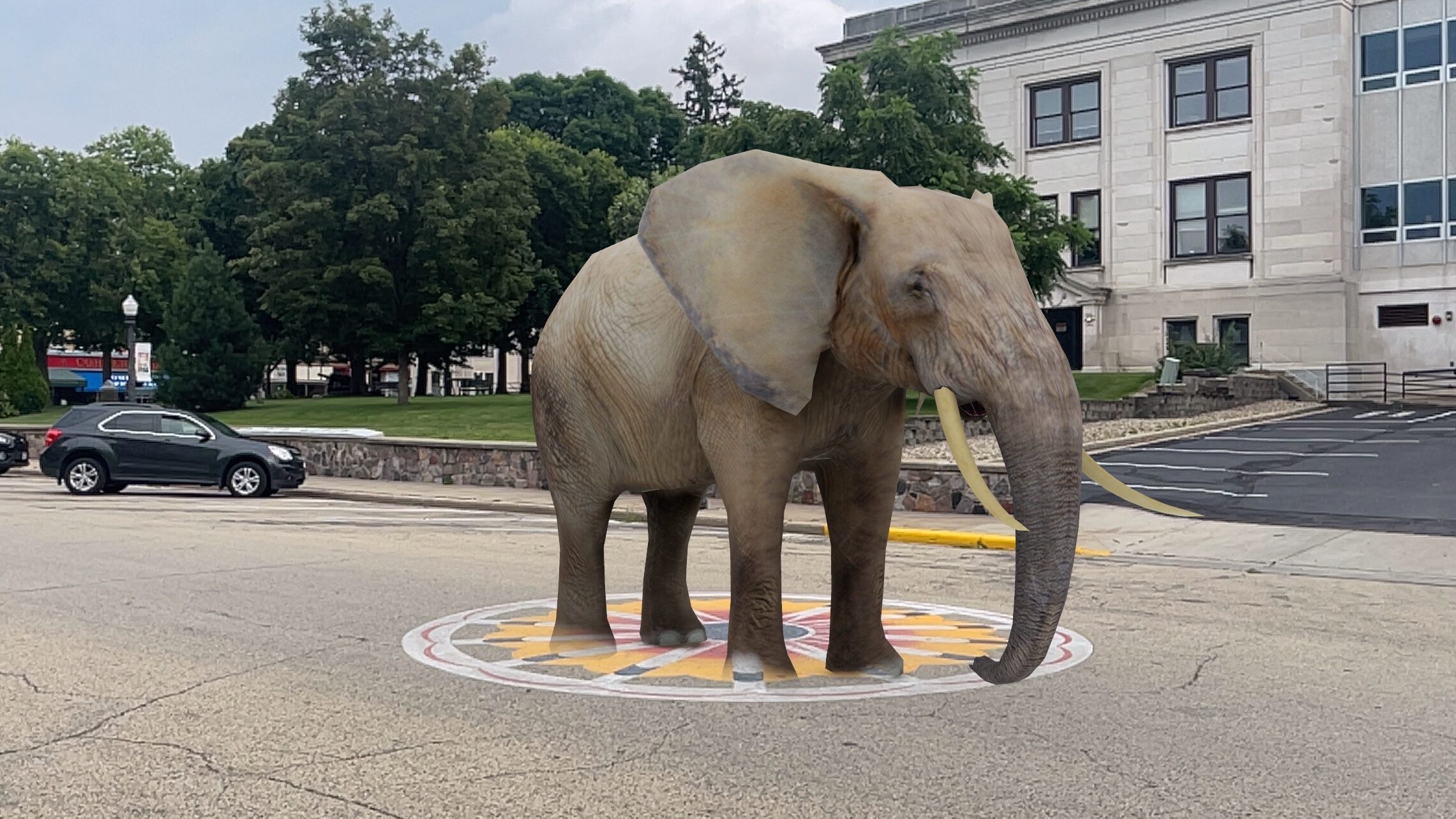 AR Circus Elephant Demo