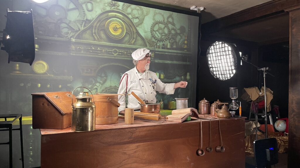 BTS Steam Punk Chef AR Shoot